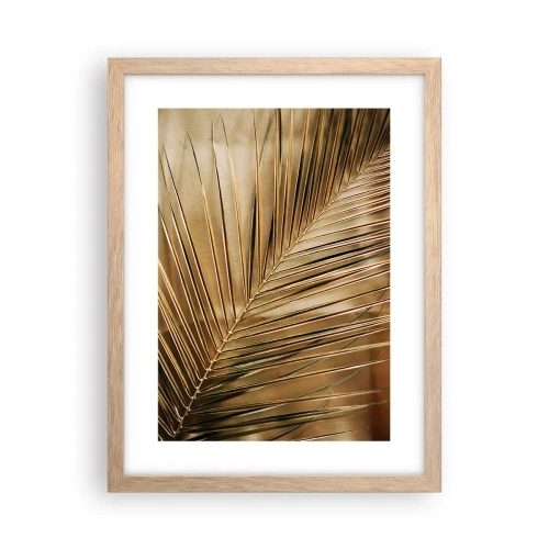 Poster in cornice rovere chiaro - Colonnato naturale - 30x40 cm