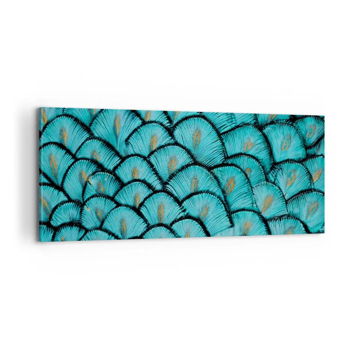 Quadro su tela - Stampe su Tela - La grande festa delle piume - 100x40 cm