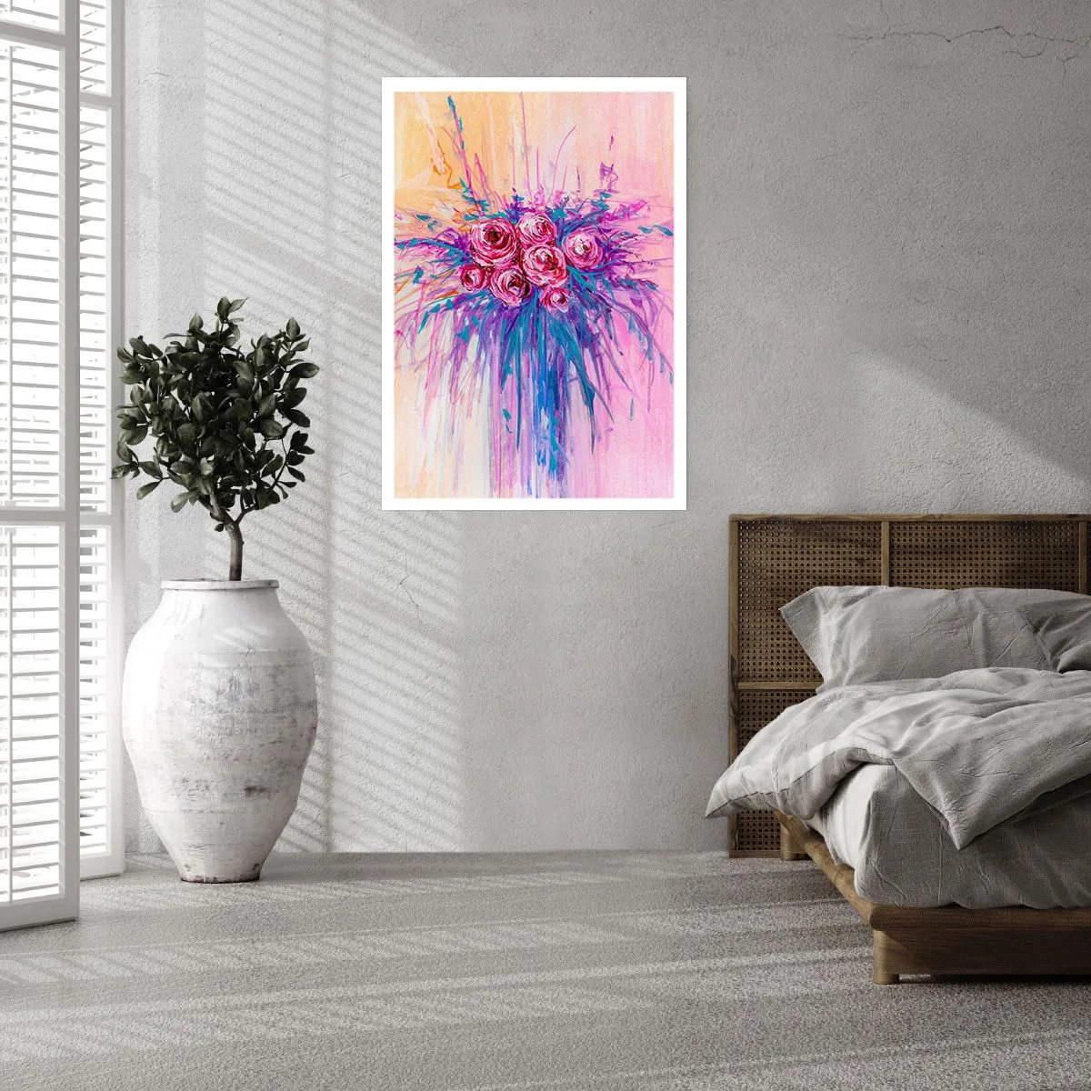 Poster - Fontana rosa - 70x100 cm