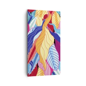 Quadro su tela - Stampe su Tela - Disordine colorato - 55x100 cm