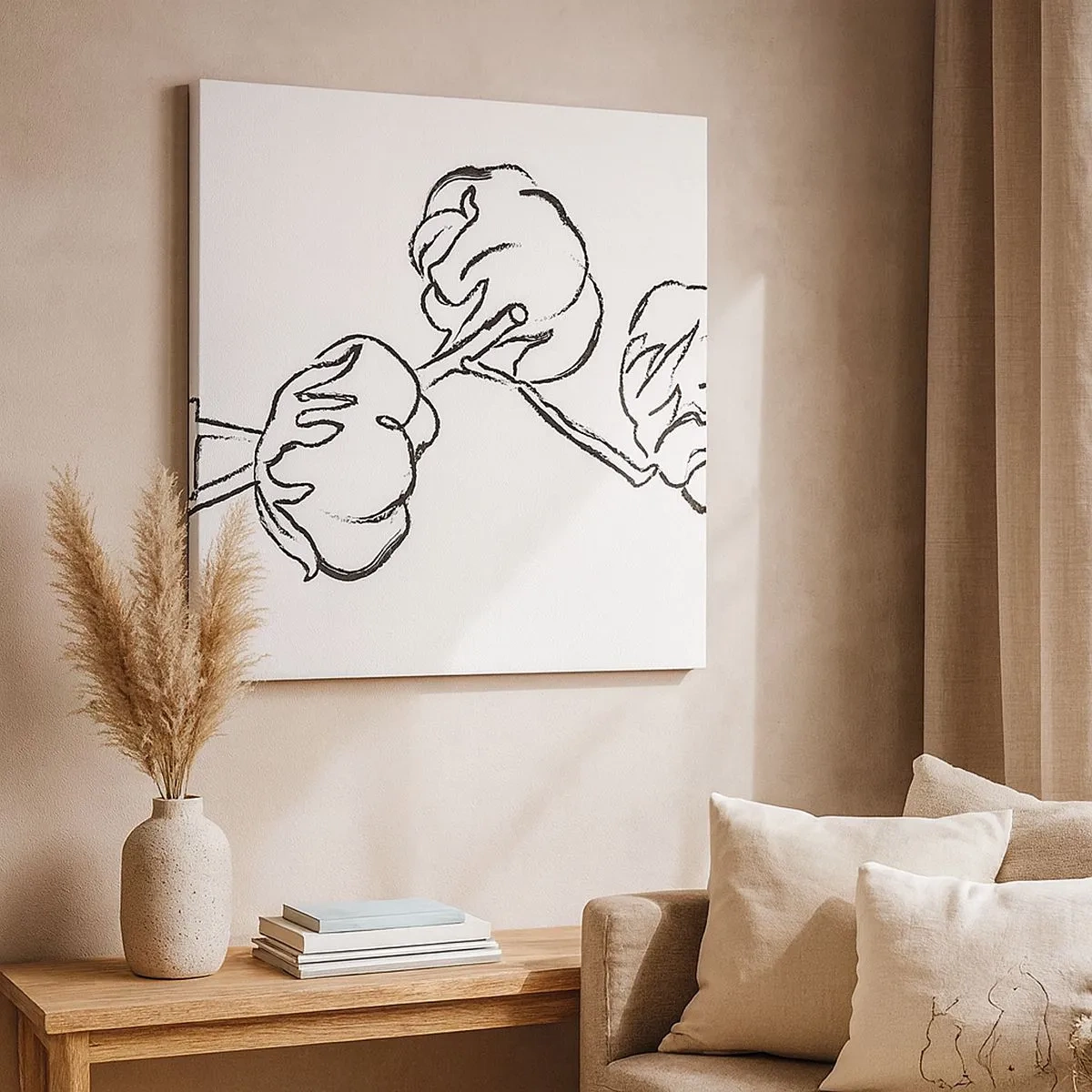 Quadro su tela - Stampe su Tela - Piumino di cotone - 30x30 cm