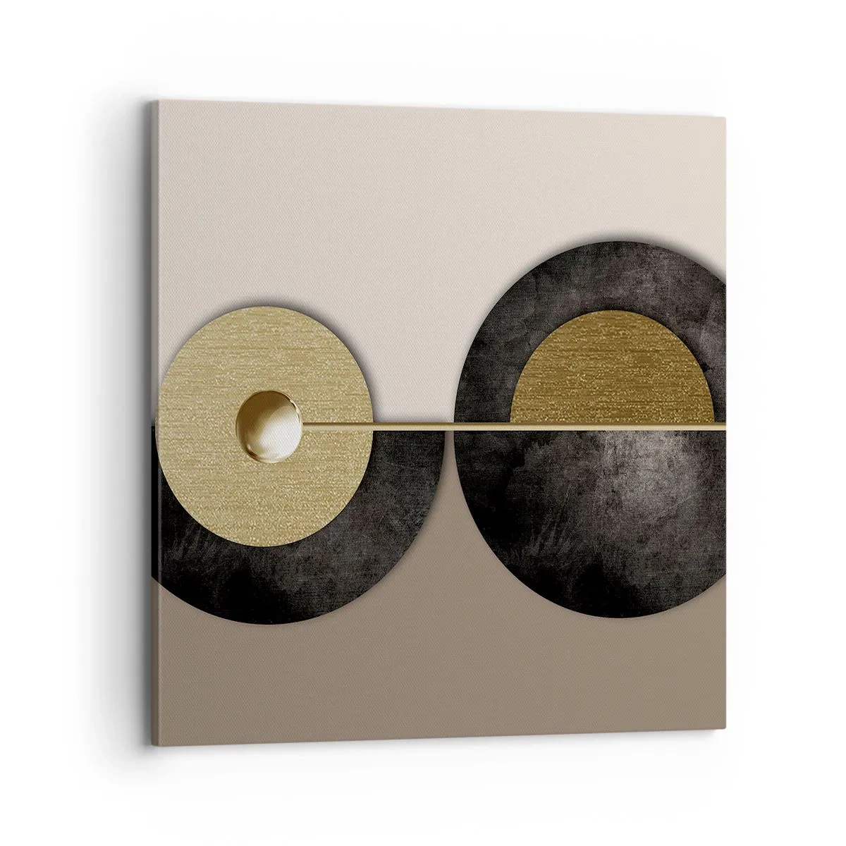 Quadro su tela - Stampe su Tela - Variazioni attorno al cerchio - 70x70 cm