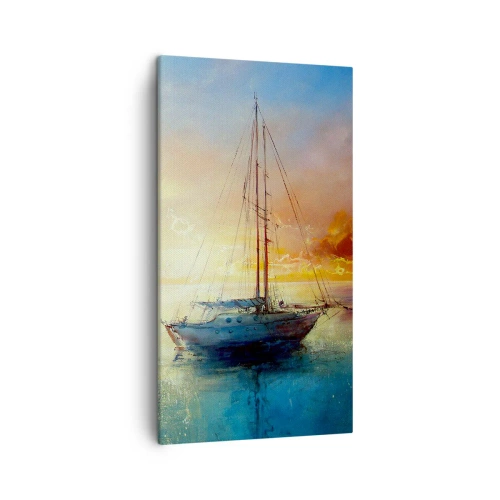 Quadro su tela - Stampe su Tela - Nella baia dorata - 45x80 cm