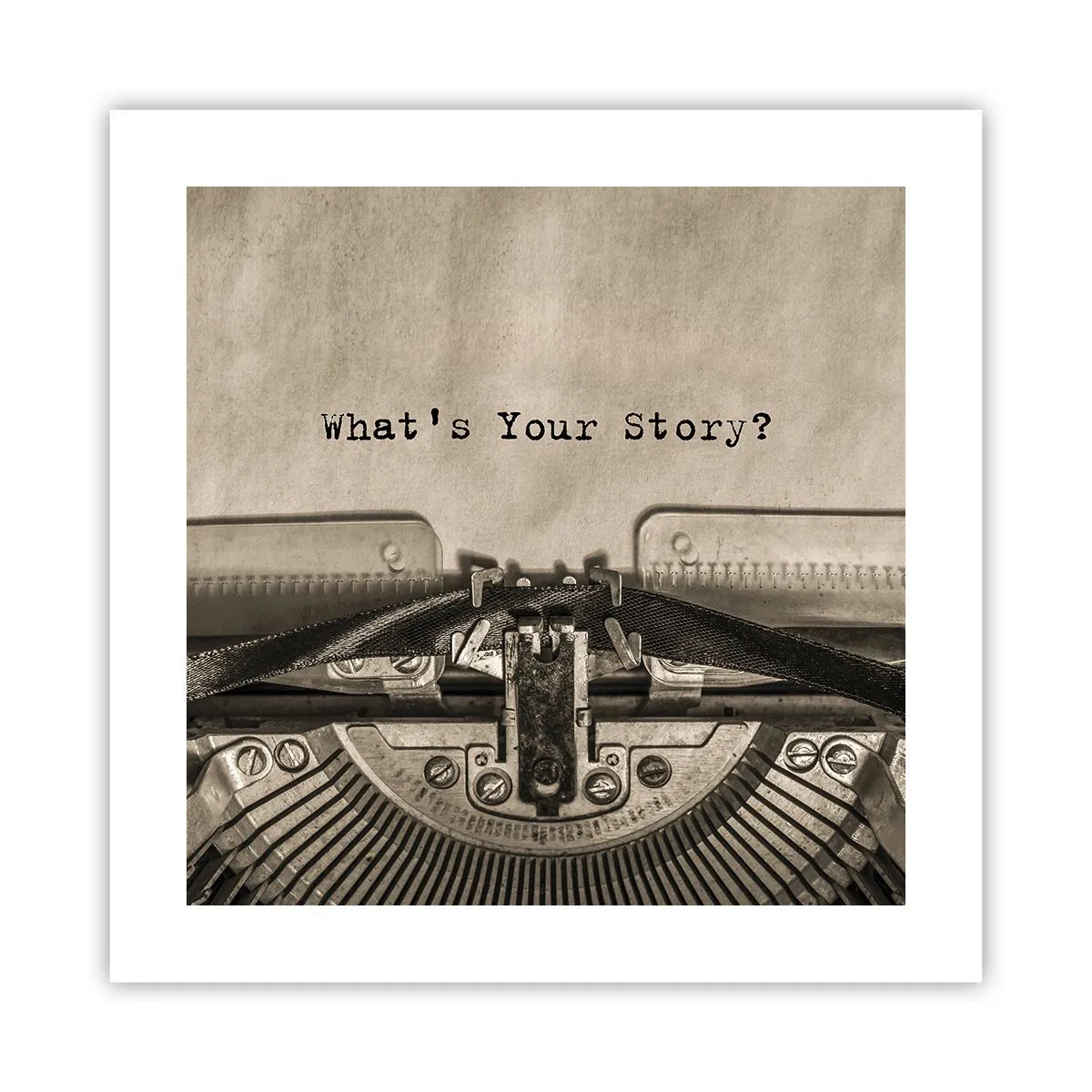 Poster - Rispondimi - 40x40 cm