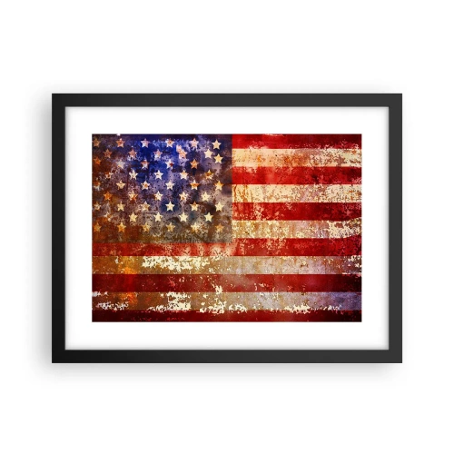 Poster in cornice nera - L'attimo non passa - 40x30 cm