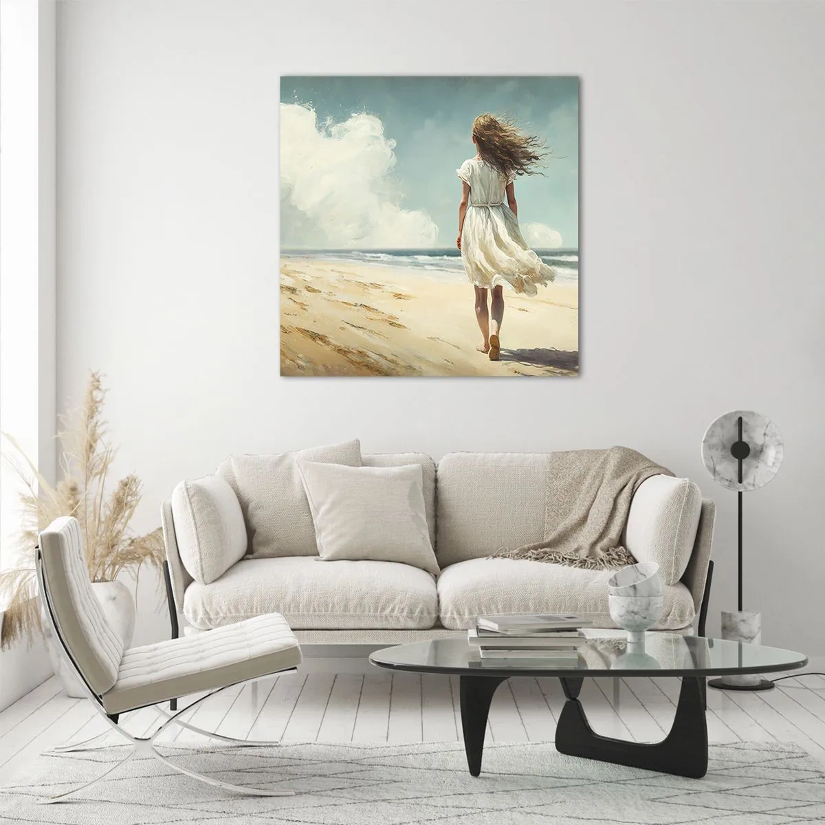 Quadro su vetro - Dove sole e vento si incontrano - 30x30 cm