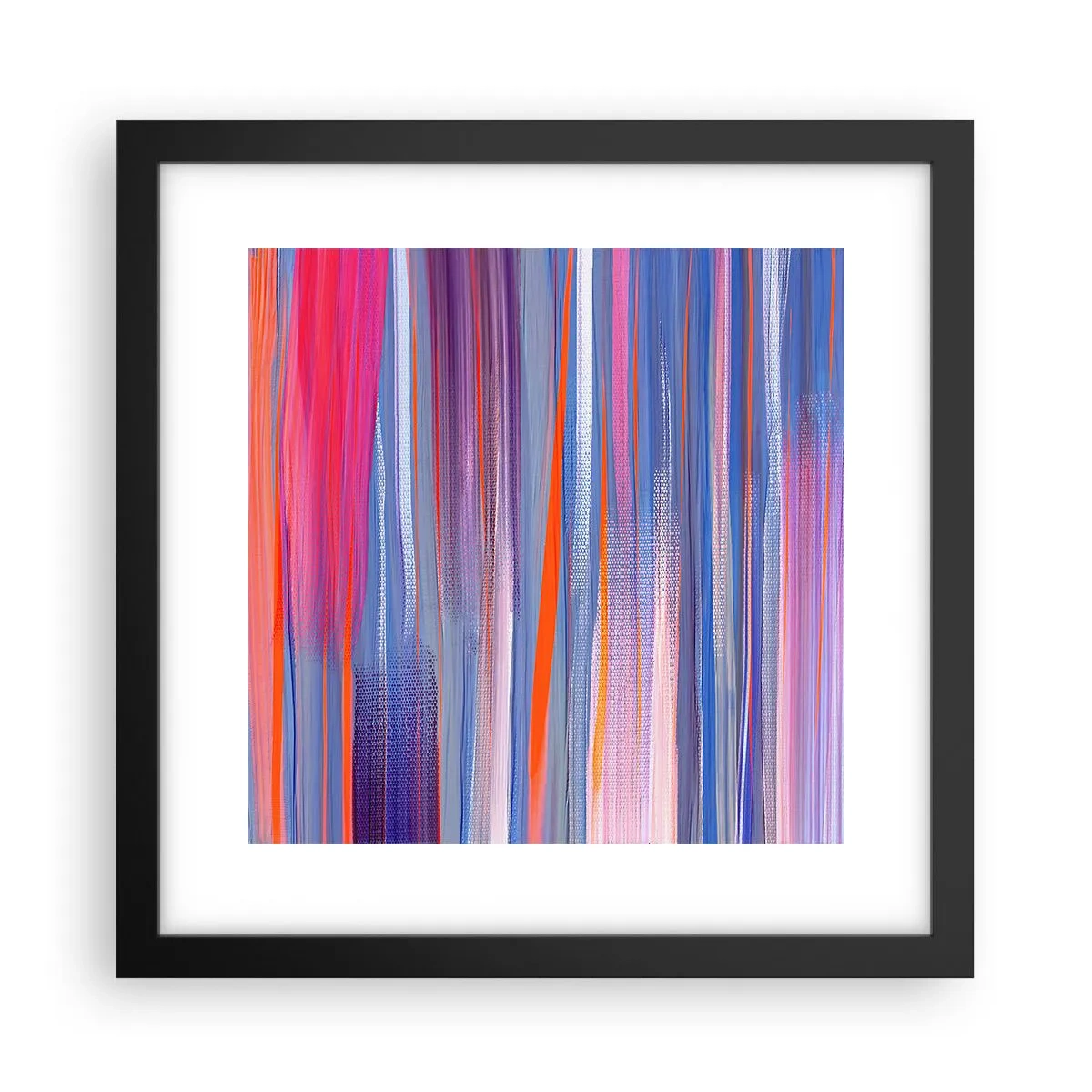 Poster in cornice nera - Ascensione arcobaleno - 30x30 cm