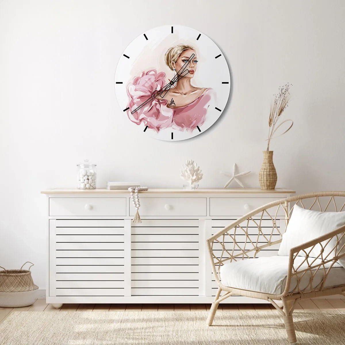 Orologio da parete - Orologio in Vetro - Come un quadro... - 40x40 cm