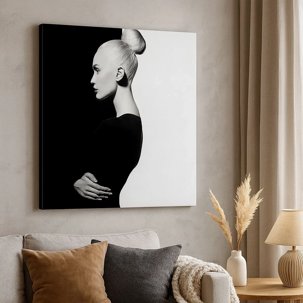 Quadro su tela - Stampe su Tela - Semplicemente donna - 30x30 cm