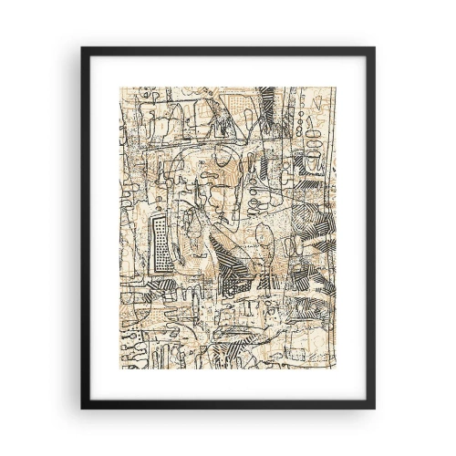 Poster in cornice nera - In attesa di essere decifrato - 40x50 cm