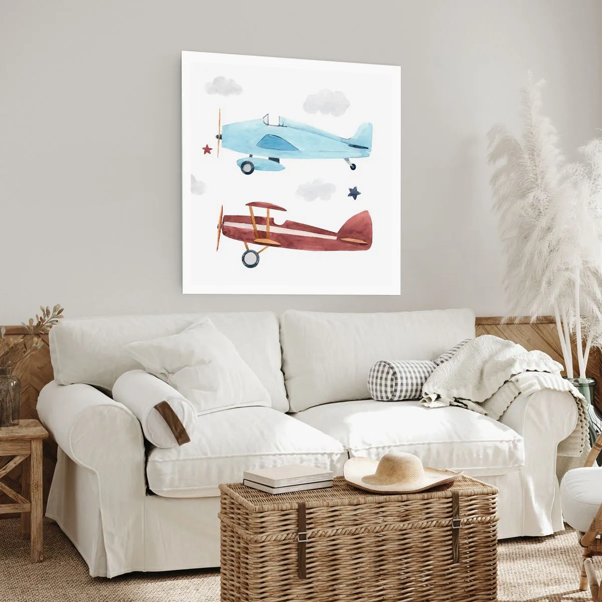 Poster - Aspettando il pilota - 30x30 cm