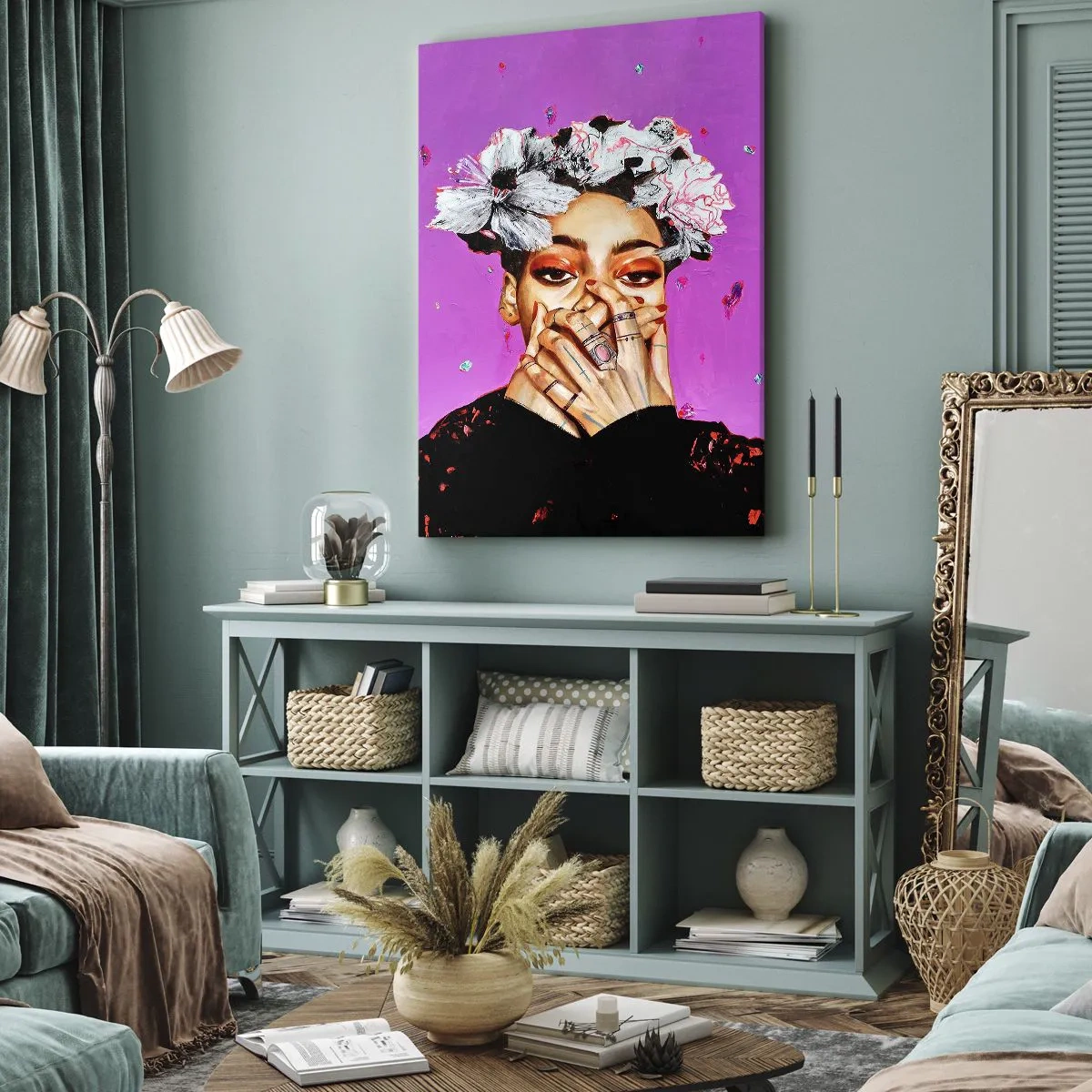 Quadro su tela - Stampe su Tela - Un po' folle - 70x100 cm