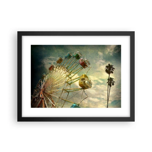 Poster in cornice nera - Il divertimento comincia... - 40x30 cm