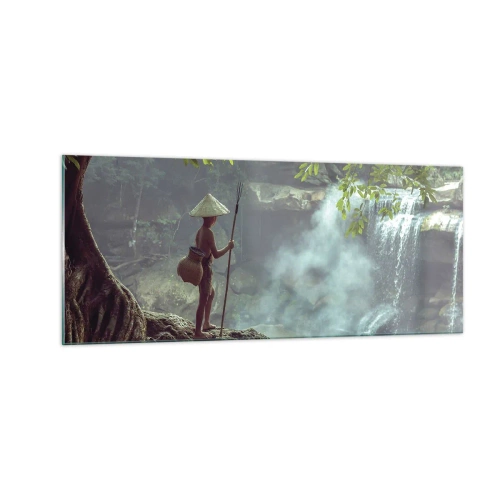 Quadro su vetro - In armonia con la natura - 100x40 cm