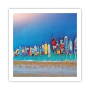 Poster - A volo d'uccello - 60x60 cm