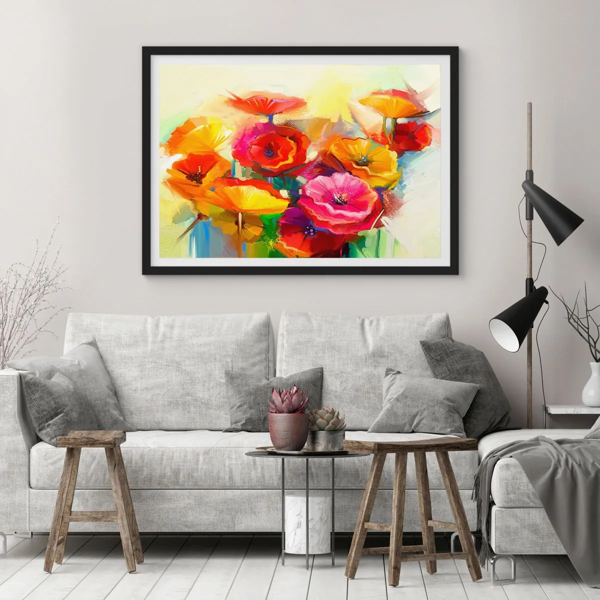 Poster in cornice nera - Non solo rossi - 50x40 cm