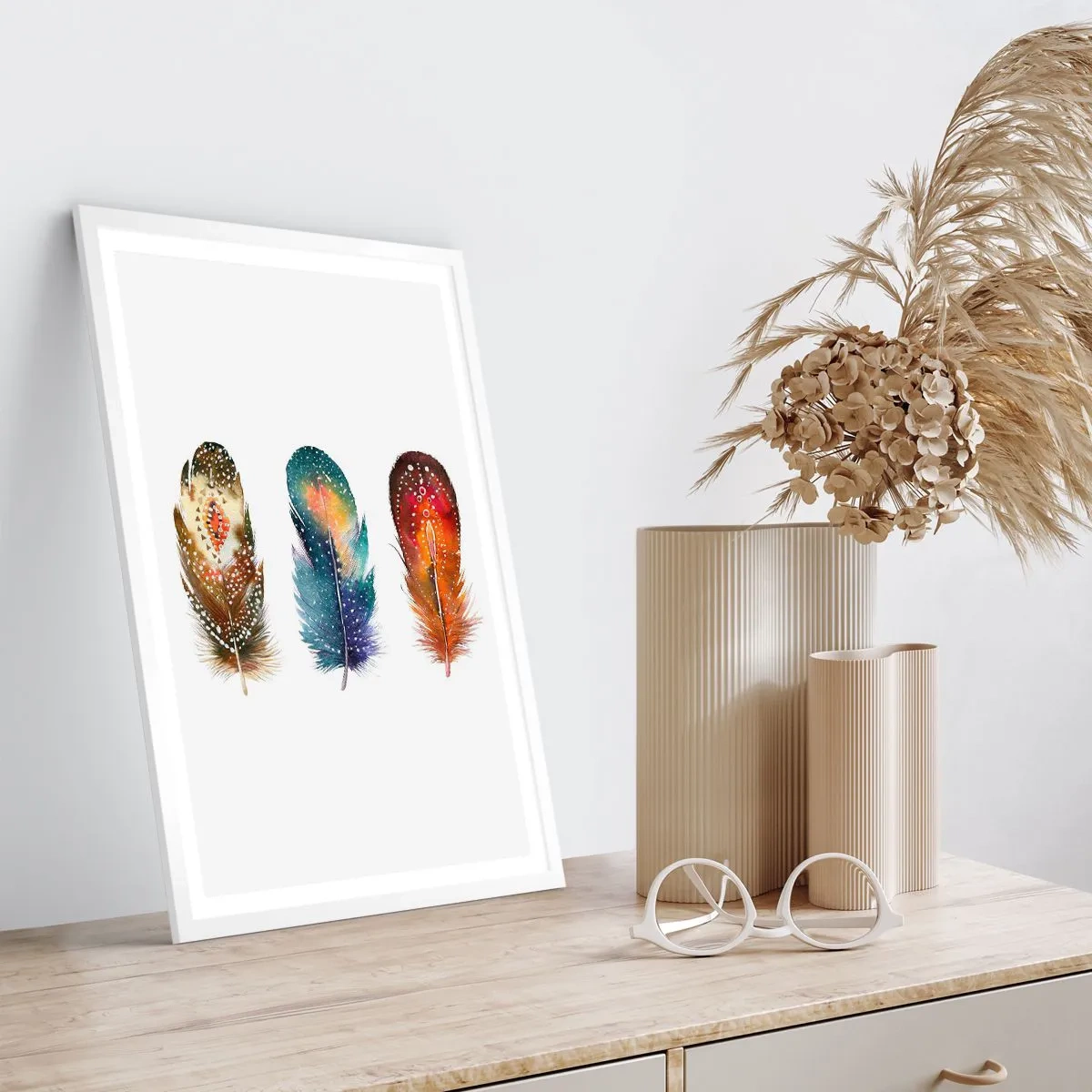 Poster in cornice bianca - Cerimonie, riti, misteri - 40x50 cm