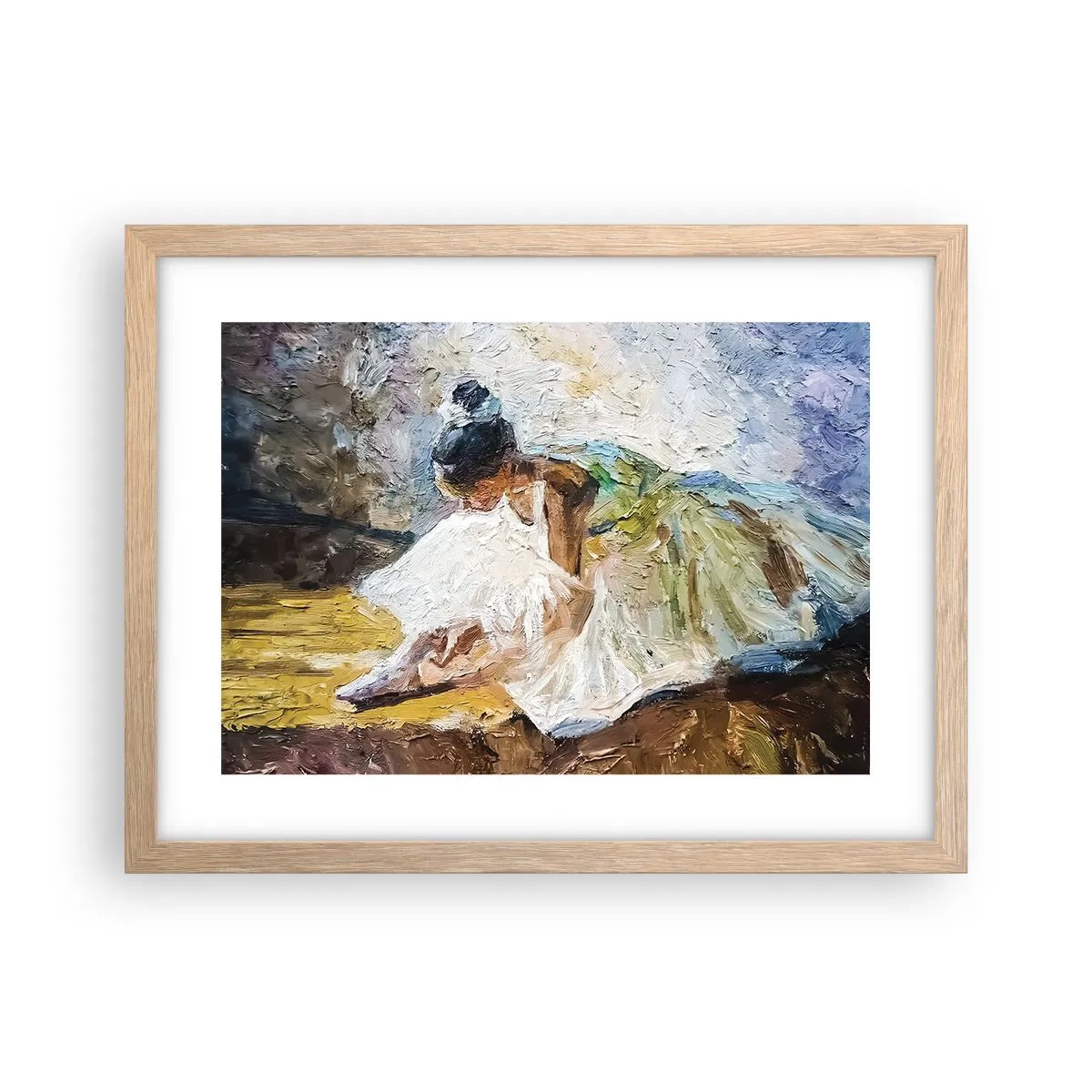 Poster in cornice rovere chiaro - Dal quadro di Degas - 40x30 cm