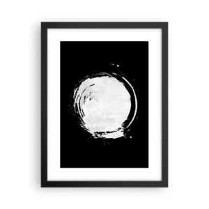 Poster in cornice nera - Una buona soluzione - 30x40 cm