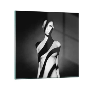 Quadro su vetro - Luci e ombre - 40x40 cm