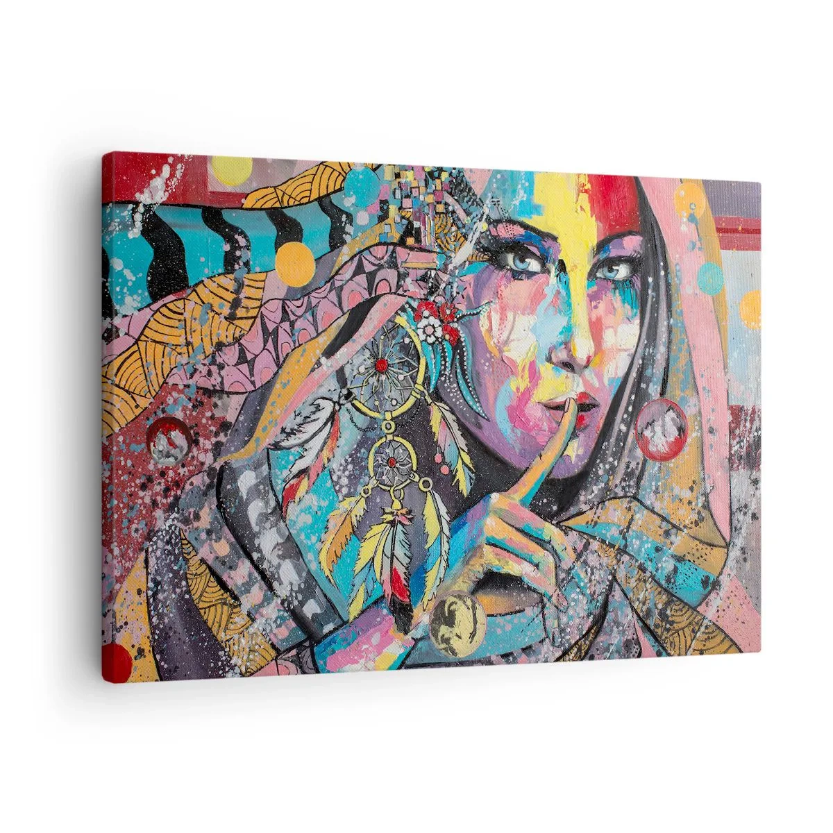 Quadro su tela - Stampe su Tela - Taci, finché capirai - 70x50 cm
