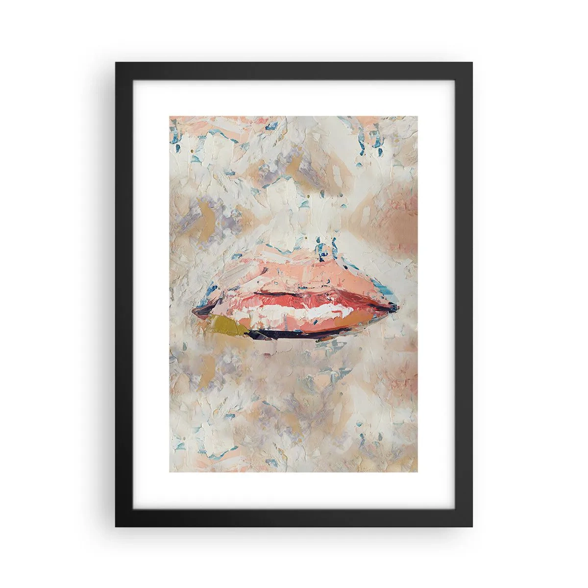 Poster in cornice nera - Risveglia i sensi - 30x40 cm