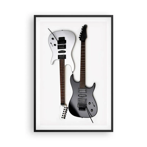 Poster in cornice nera - Armonia delle forme - 61x91 cm