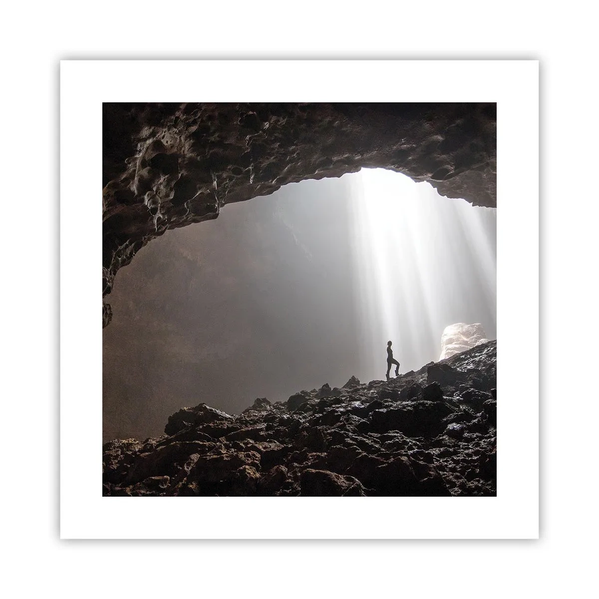 Poster - Grotta luminosa - 40x40 cm