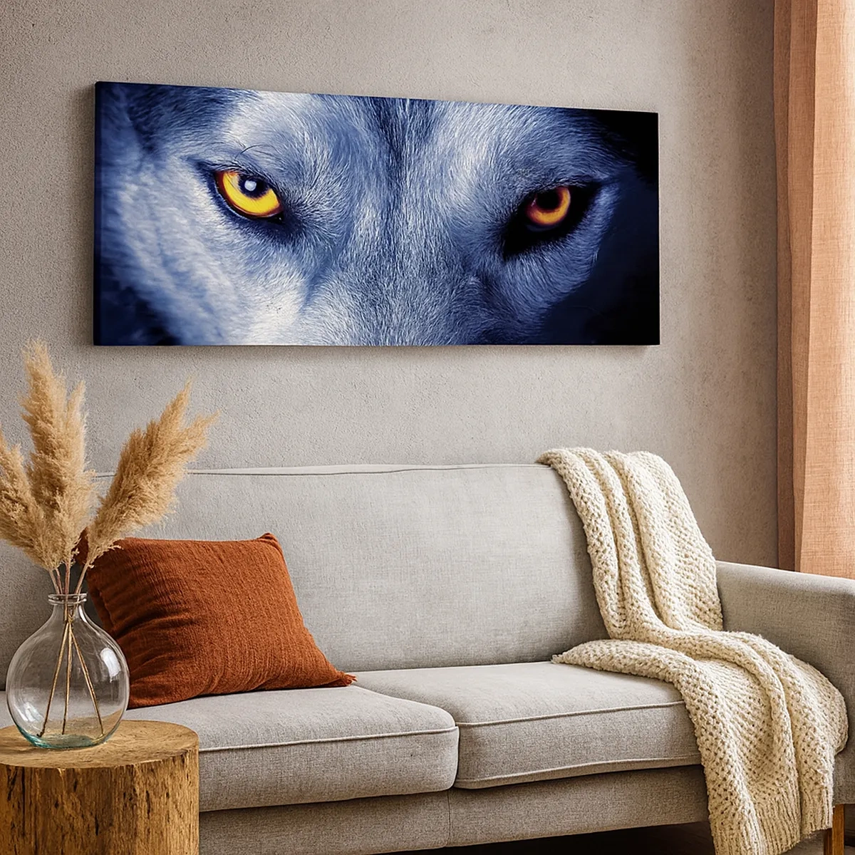 Quadro su tela - Stampe su Tela - Sguardo ipnotico - 30x30 cm