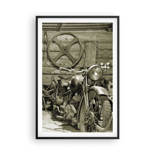 Poster in cornice nera - Nel capanno di zio Alfredo - 61x91 cm