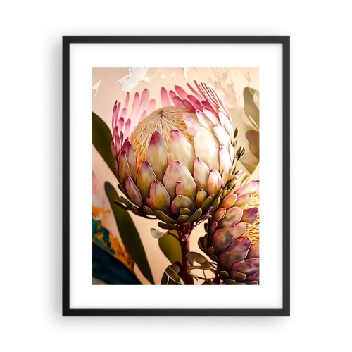 Poster in cornice nera - Tenero abbraccio - 40x50 cm