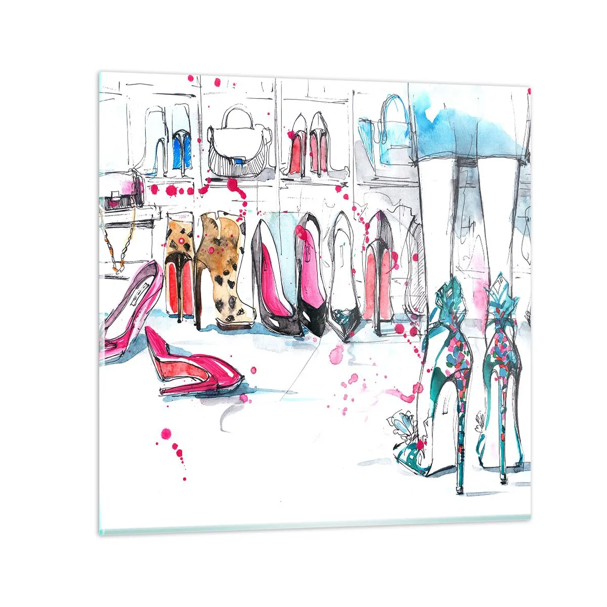 Quadro su vetro - Apriti sesamo - 60x60 cm