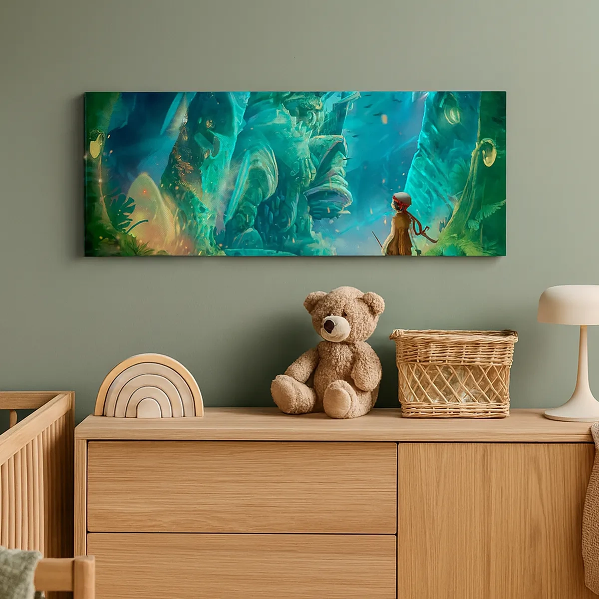 Quadro su tela - Stampe su Tela - Dal grande Libro delle Fiabe - 30x30 cm