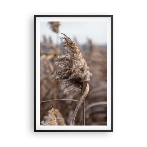 Poster in cornice nera - è tempo di volare col vento - 61x91 cm