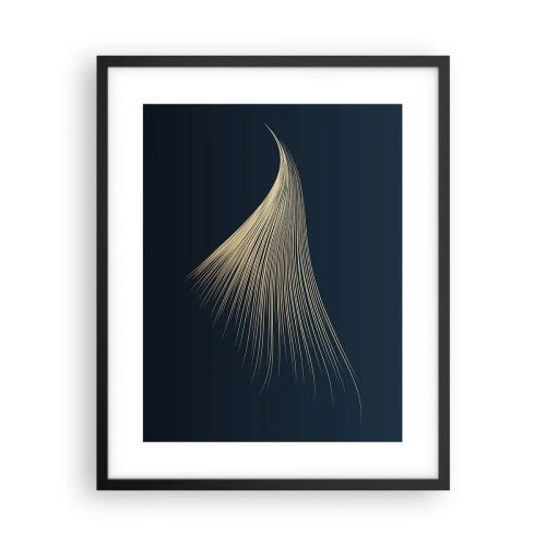 Poster in cornice nera - Come un capello d'angelo - 40x50 cm