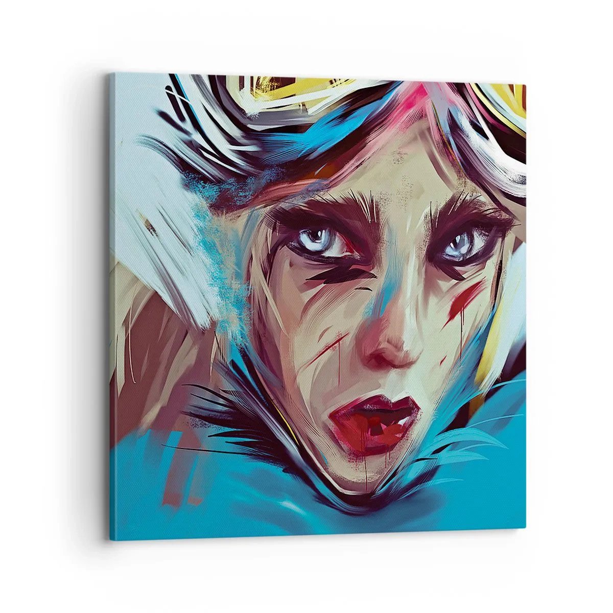 Quadro su tela - Stampe su Tela - La guerriera della strada - 70x70 cm