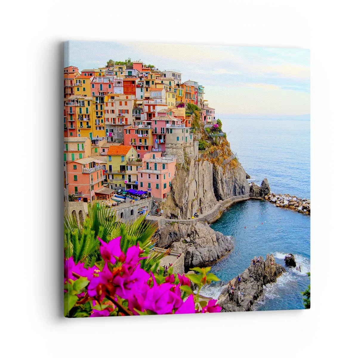 Quadro su tela - Stampe su Tela - La città che ride - 40x40 cm