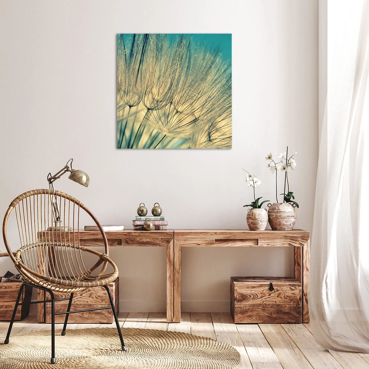 Quadro su tela - Stampe su Tela - Aspettando il vento - 30x30 cm