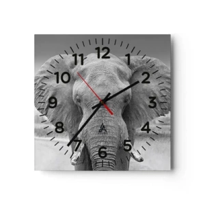 Orologio da parete - Orologio in Vetro - Benvenuti nel mio mondo - 40x40 cm