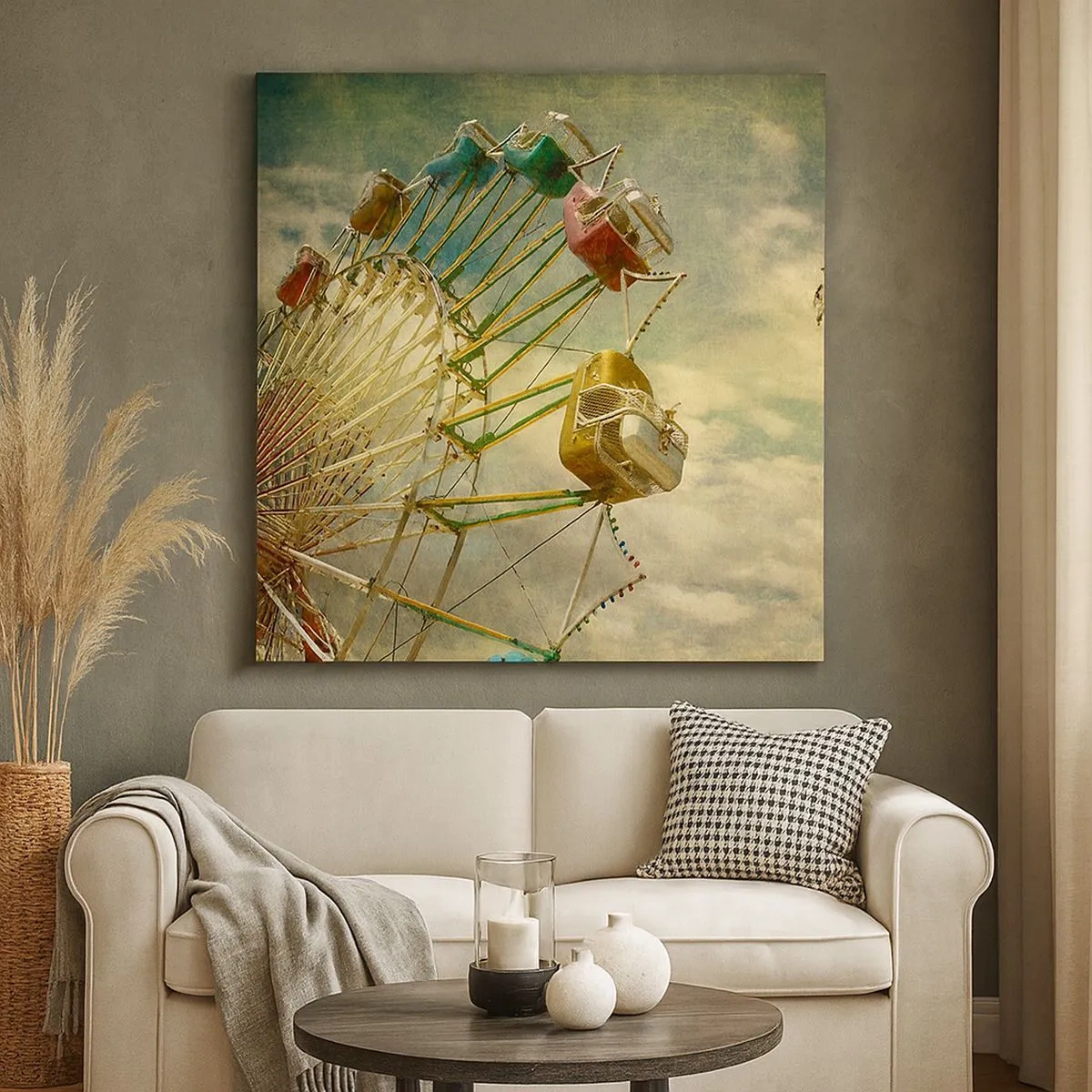 Quadro su tela - Stampe su Tela - Il divertimento comincia... - 30x30 cm