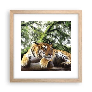 Poster in cornice rovere chiaro - Con espressioni di stima - 30x30 cm