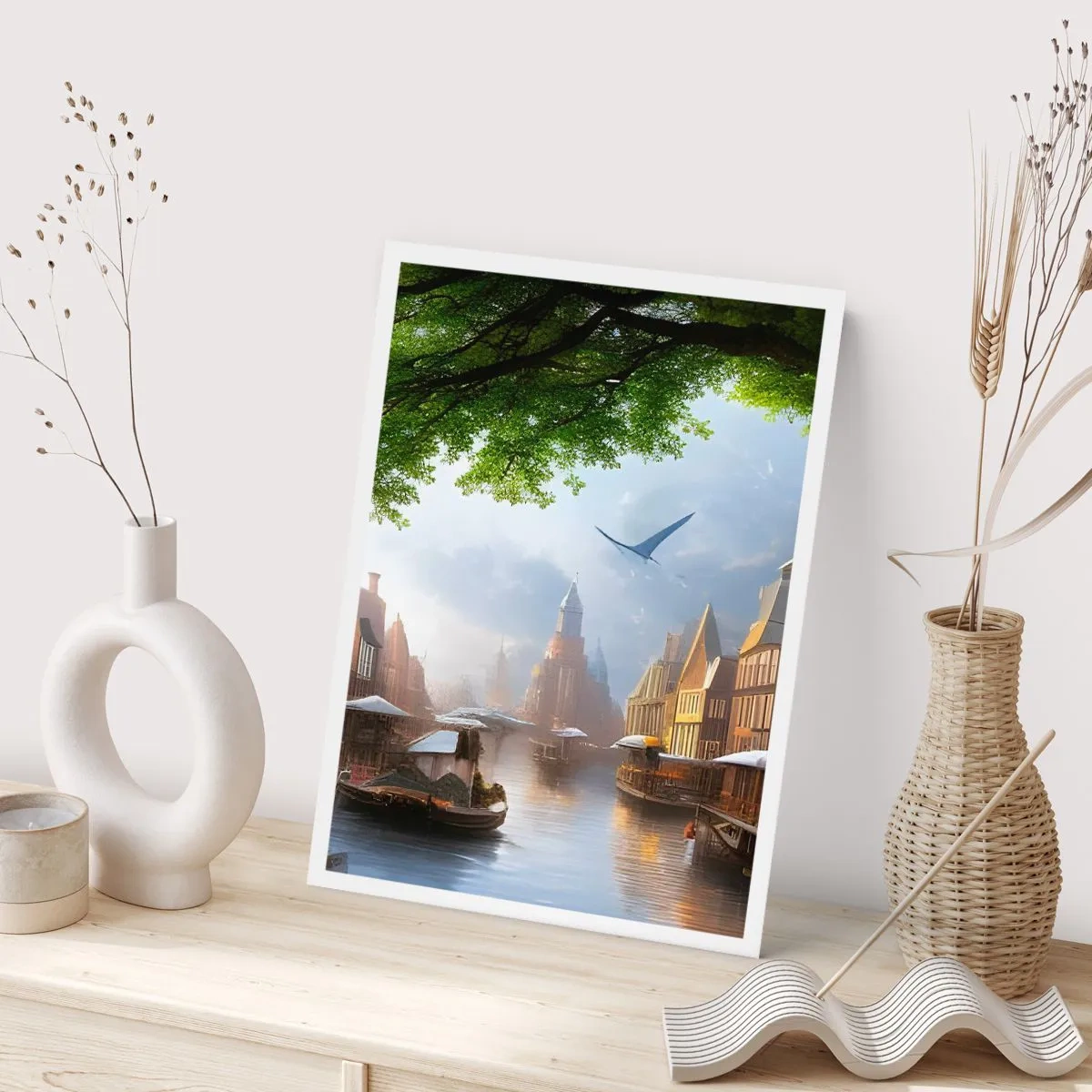 Poster - Paesaggio urbano olandese - 30x40 cm