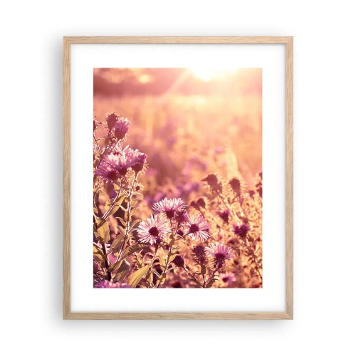 Poster in cornice rovere chiaro - Prima della fine dell'estate - 40x50 cm