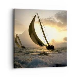 Quadro su tela - Stampe su Tela - Con il vento e controvento - 30x30 cm