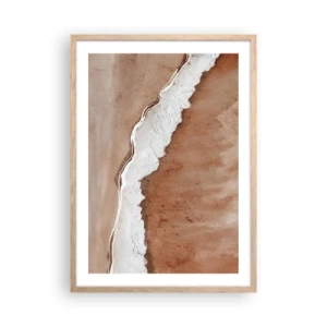 Poster in cornice rovere chiaro - Nei colori della terra - 50x70 cm