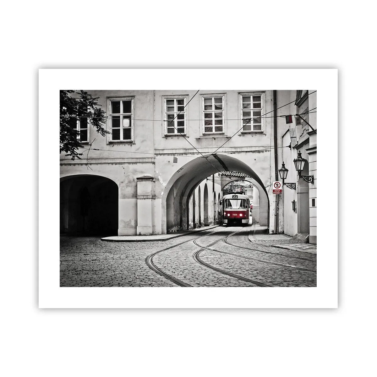 Poster - Attraverso il labirinto cittadino - 50x40 cm