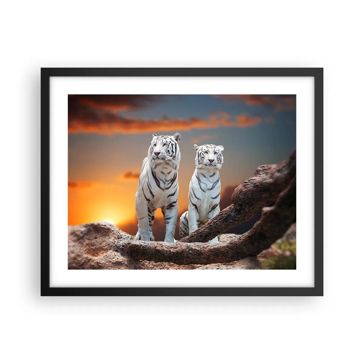 Poster in cornice nera - Proprio come a Narnia - 50x40 cm