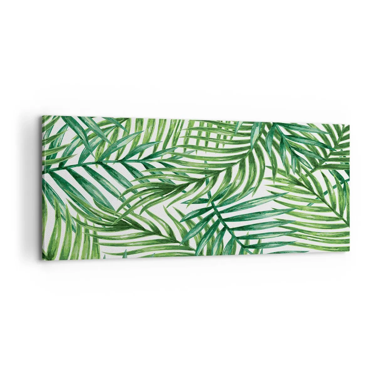 Quadro su tela - Stampe su Tela - Sotto un baldacchino verde - 100x40 cm