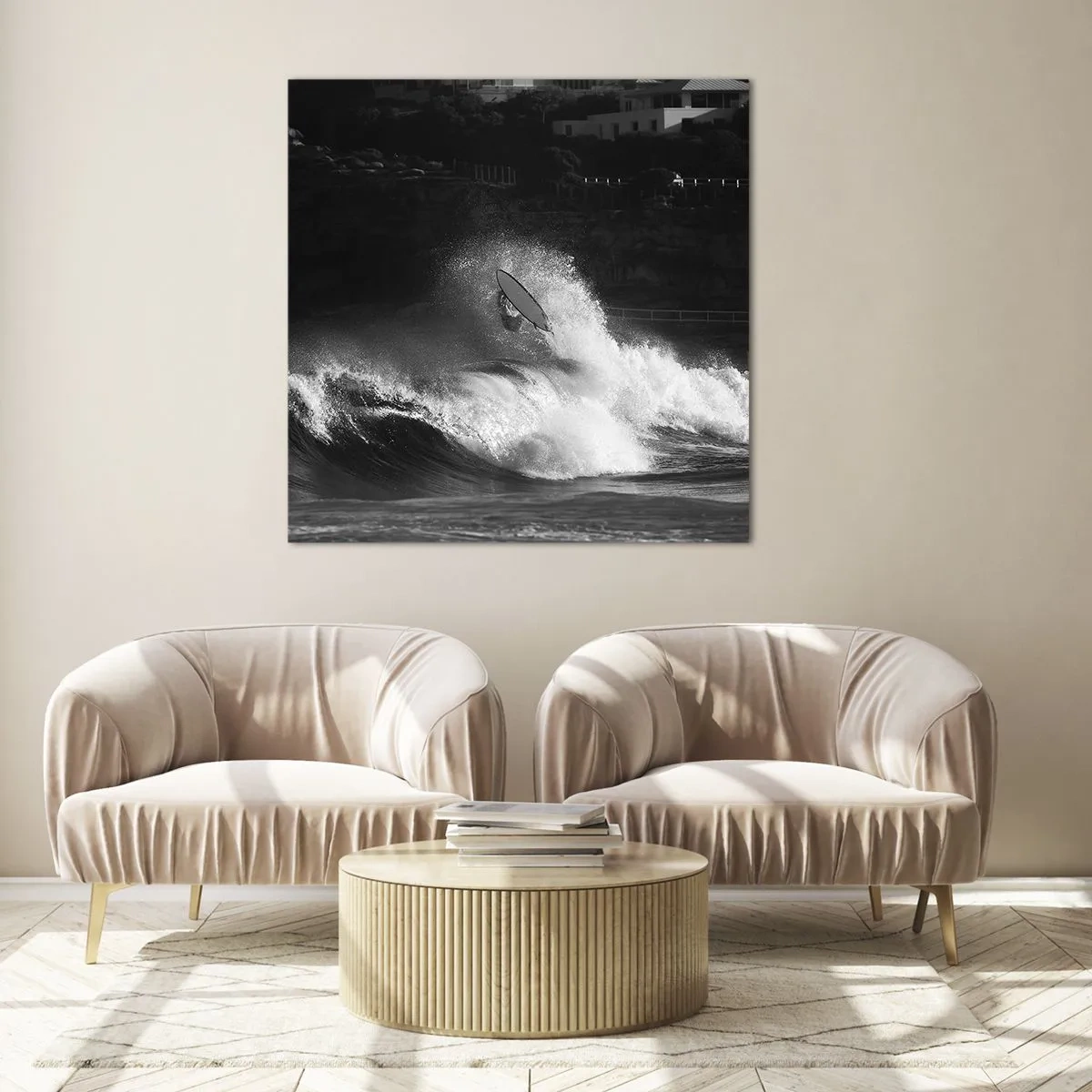 Quadro su vetro - Sfida accettata! - 70x70 cm