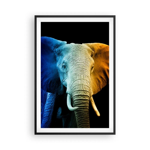 Poster in cornice nera - Eccentrico, non strano - 61x91 cm